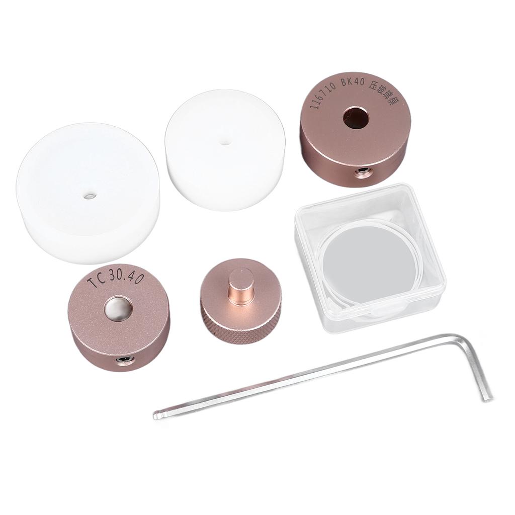 Watch Press Set 45/40/35/30/25mm Professional Repair Kit Watch Back Case Press Tool with 5 Dies