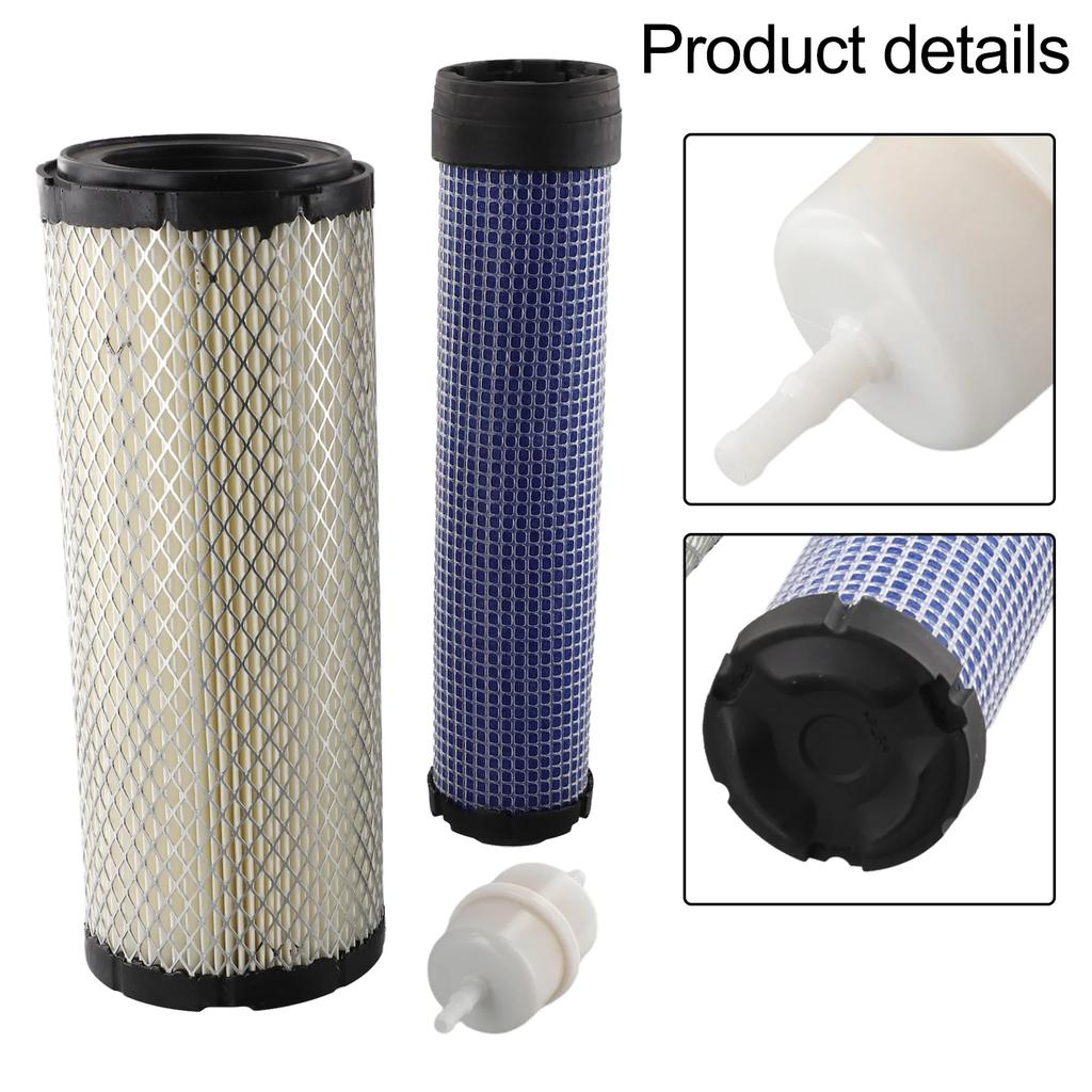Efficient Outer and Inner Air Filter for 1420 1435 1445 1545 1565 3005 and 4005 Front Mowers and Compact Tractors