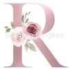Personalized Mug Floral Initial Name Cup Custom Name Tea Coffee Hot Chocolate Mugs Bride Bridesmaid Mothers Day Gifts for Her