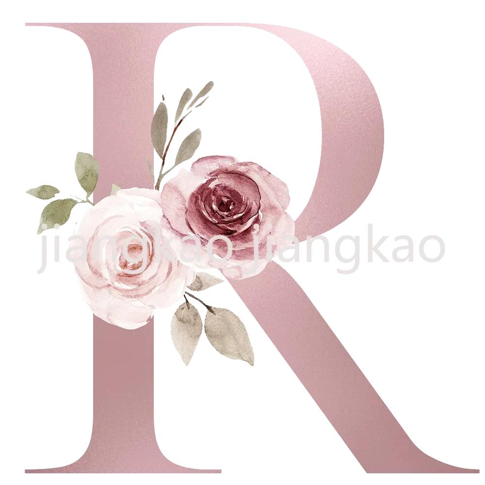 Personalized Mug Floral Initial Name Cup Custom Name Tea Coffee Hot Chocolate Mugs Bride Bridesmaid Mothers Day Gifts for Her