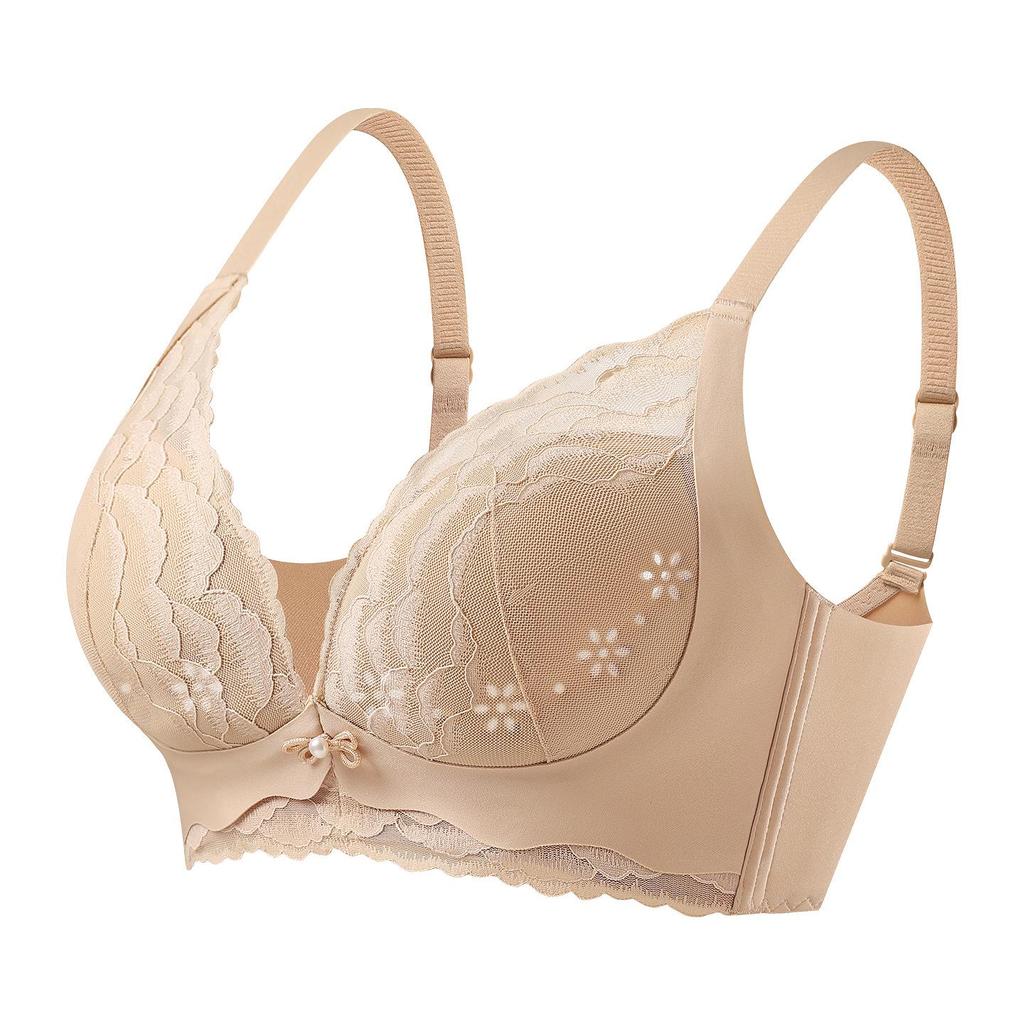 Breathable Invisible Underwire Bra for Small Busts - Anti-Sagging with Adjustable Fit