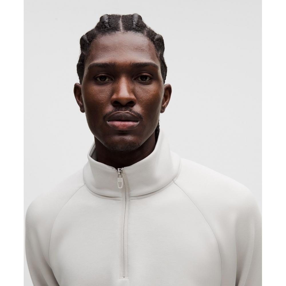 Lululemon Smooth Spacer Quarter Zip Dove Grey