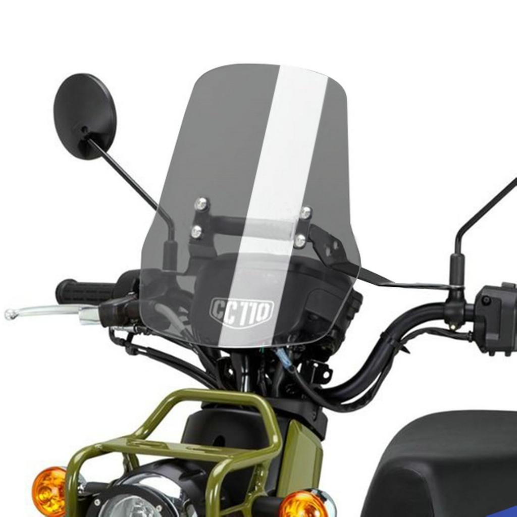 Entrotech Cross Cub 110 Čelní sklo pro motocykl Honda CC110 Větrný štít motocyklu Modifikace motocyklu Náhradní čelní sklo Cross Cub (JA60) - Přední sklo,
