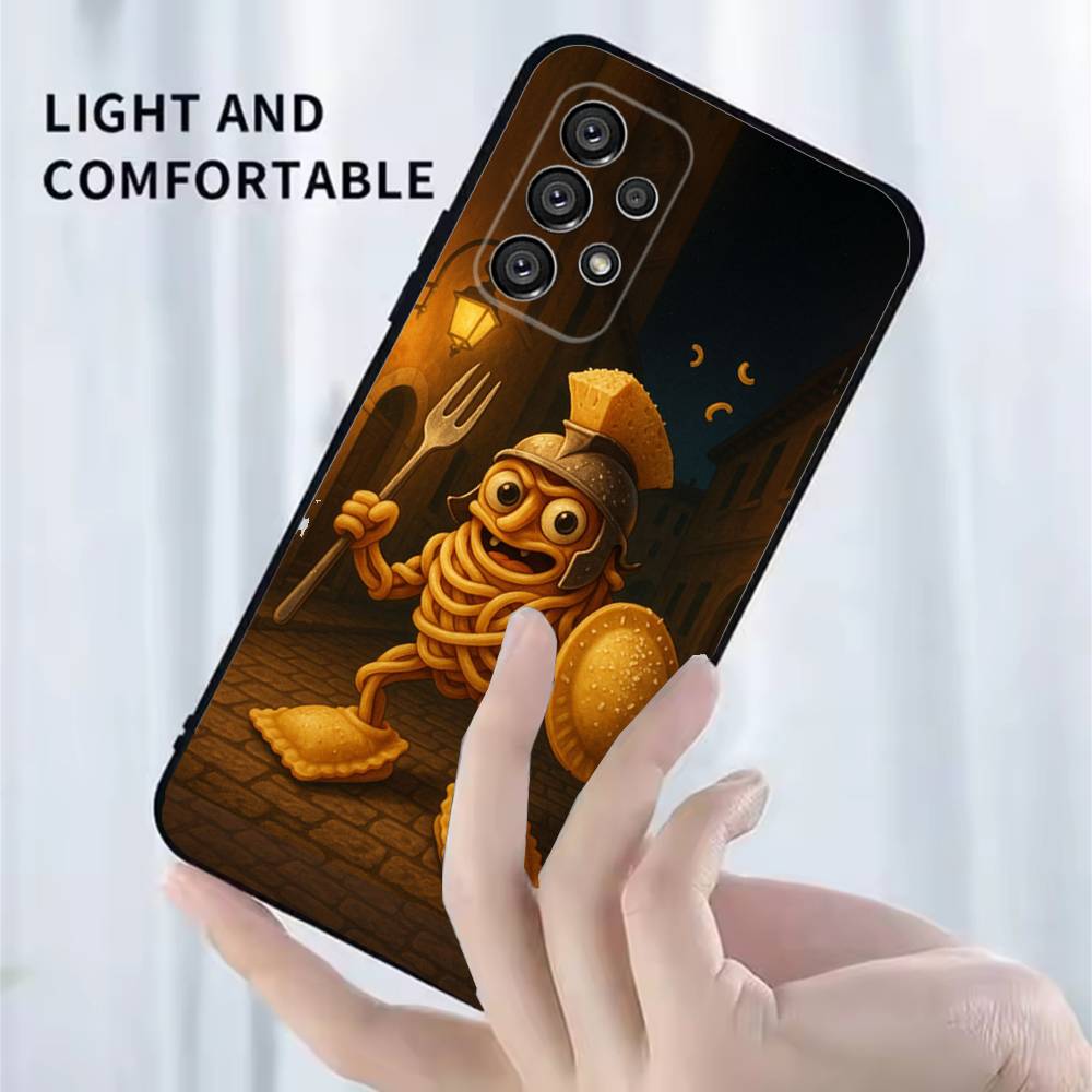 Animals Italian Brainrot Phone Case For Samsung Galaxy A13,A21s,A22,A31,A32,A52,A53,A71,A80,A91 Soft Black Shell