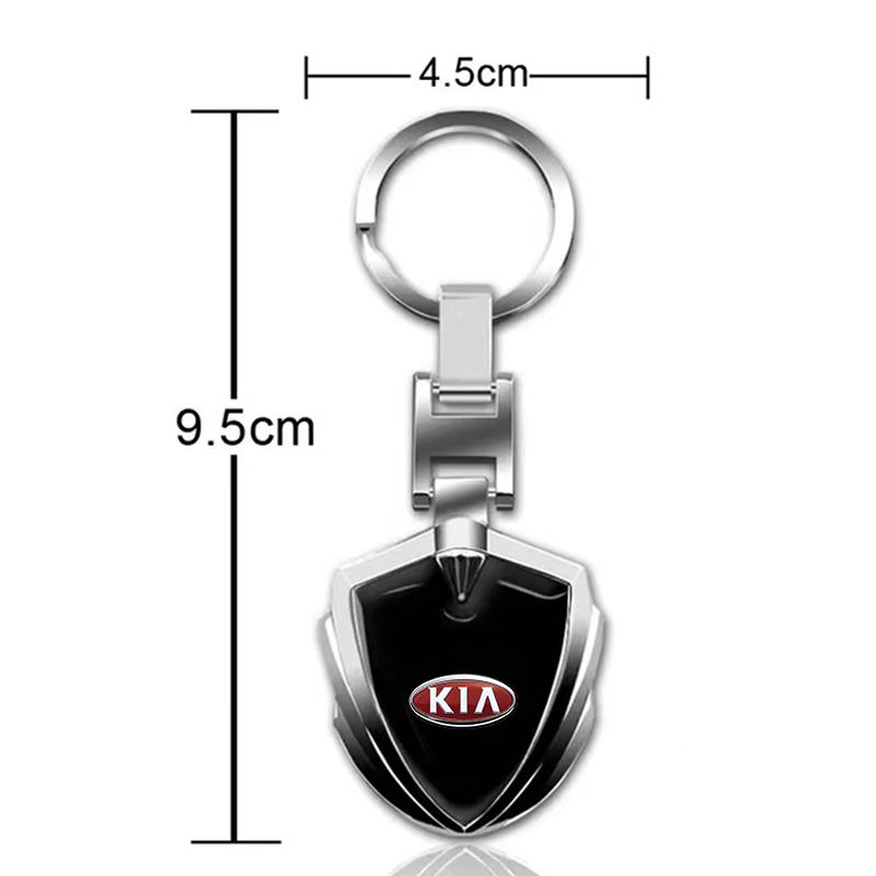 1Pcs Fashion 3D Metal Key Rings Car Logo Emblems Keychain Accessories For KIA Ceed Sportage Rio K5 Optima Cerato Proceed Venga Sedona Forte