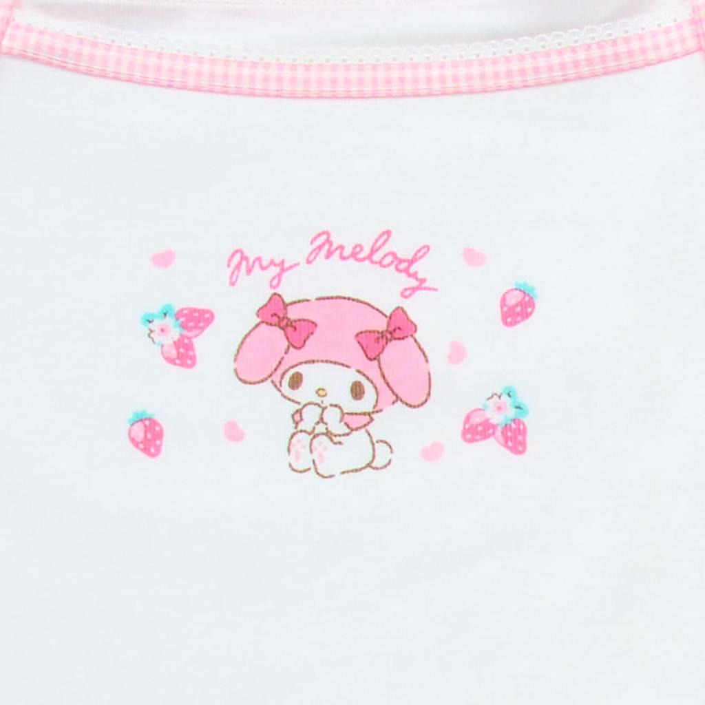 Sanrio Camisole Set of My with Name Tags Kids' 2, Melody, 120cm, 100% Cotton, (Product Number 152595)