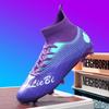 2025 New Men's Soccer Shoes FG Anti-Skid High Top Football Boots Boy's Professional Training Shoes Kids Outdoor Soccer Cleats 20
