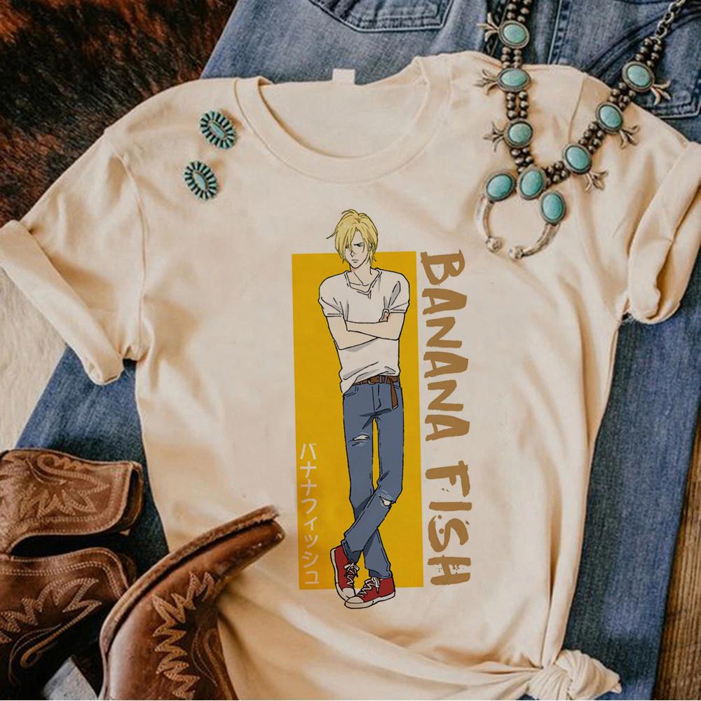 Футболка Banana Fish женская графическая футболка женская смешная одежда аниме манга S