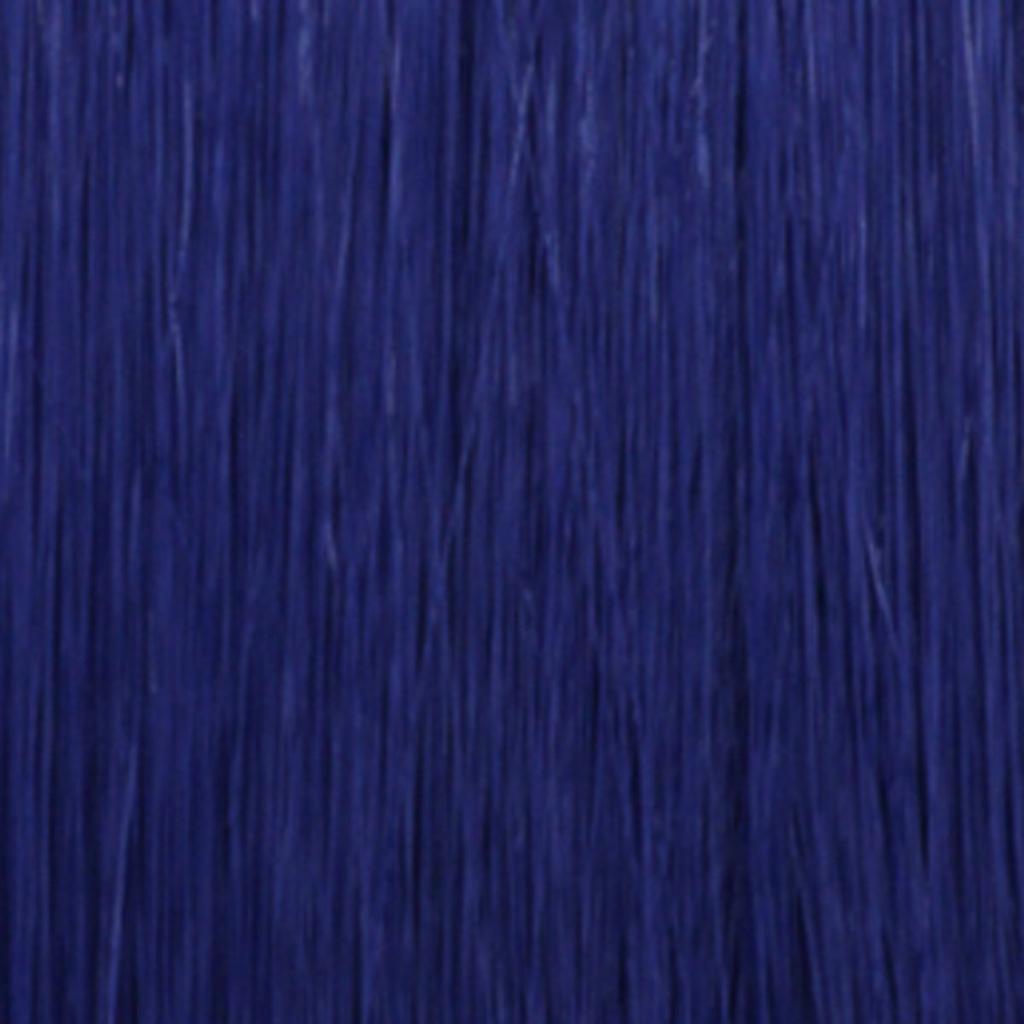 [Fujitatsu] Perücke, Cosplay, Vollperücke, Lang, Glatt, Blaue Haare, Natürlich, Seidig, Hitzebeständig, Halblang, mit Netz, LML60-T2511