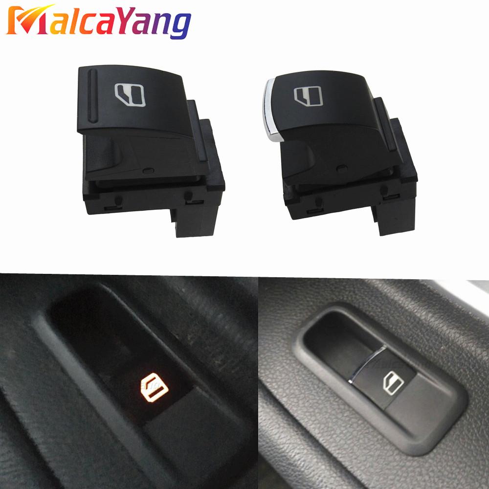 Electric Power Window Control Button Switch For VW for Skoda Fabia Octavia Superb Red Light 5J0959855