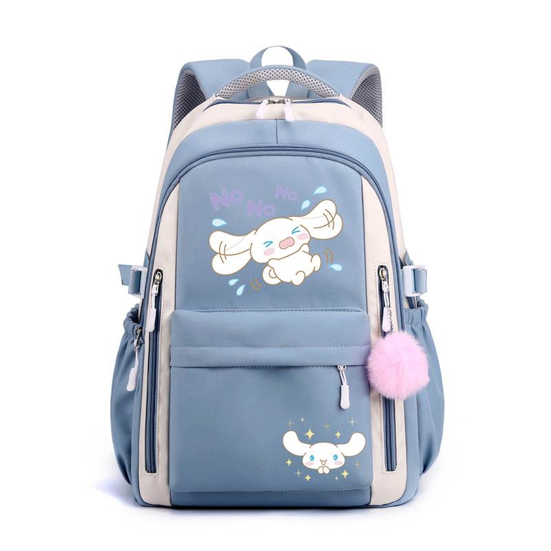 Cartoon Puppy Printed College Style Backpack Student Casual Schoolbag Large Capacity Student Schoolbag