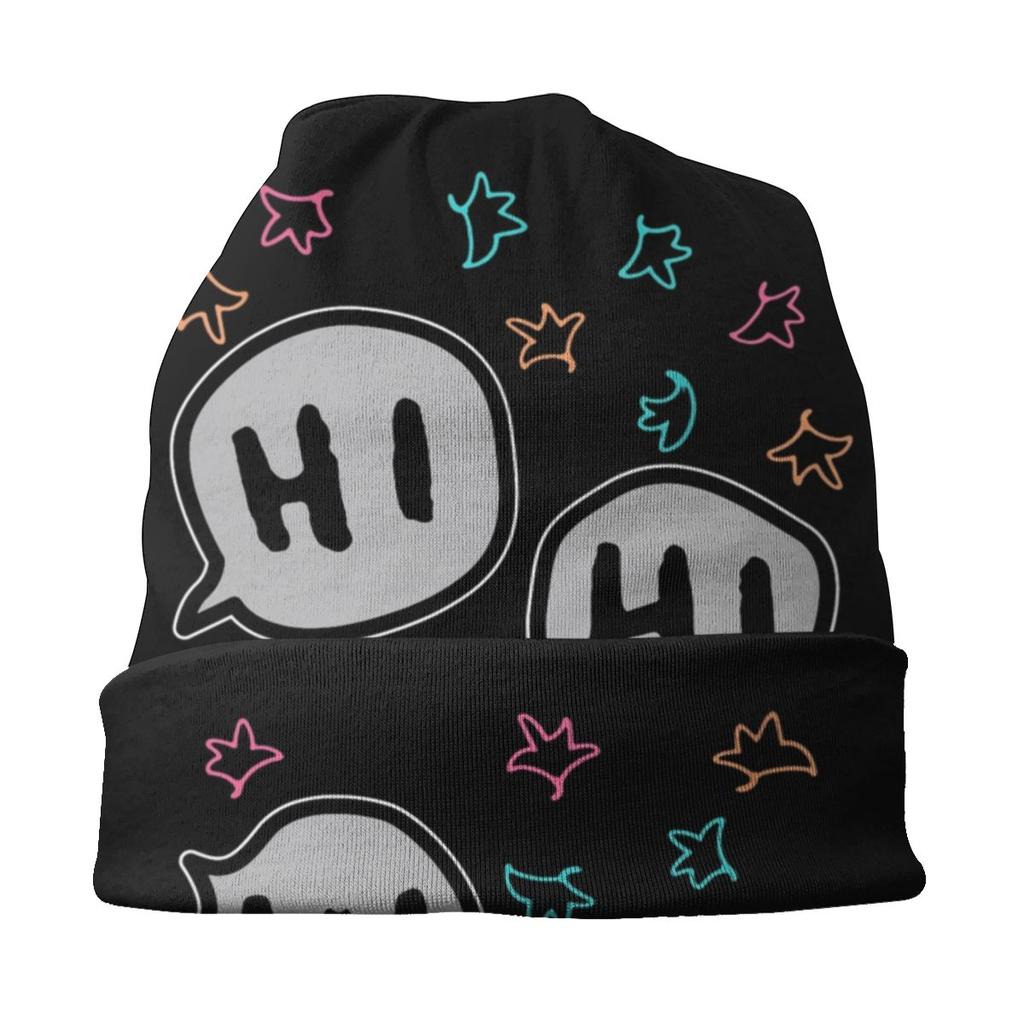 Heartstopper Leaves Hi LGBT Bonnet Beanie Strickmützen Unisex Frauen Coole TV-Serie Winter Warme Skullies Beanies Caps für Ski