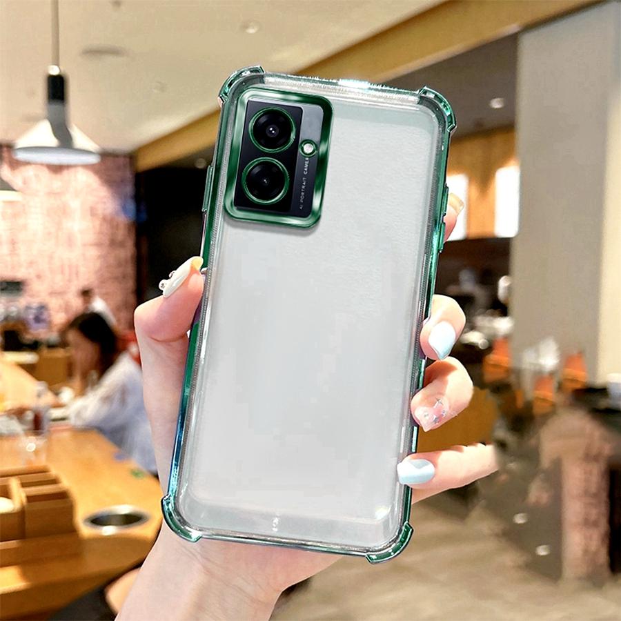 Nárazuvzdorné pouzdro na objektiv pro Motorola Moto G20 G82 5G G72 G75 G84 G04 G24 E14 G34 G22 G53 E13 G14 E15 G05 G60 Pokovený silikonový kryt
