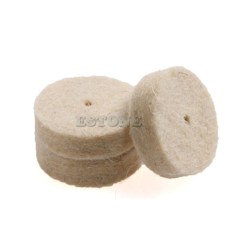 35Pcs Soft Felt Polishing Buffing Burr Wheel For Rotary Tools 1/8" top sale