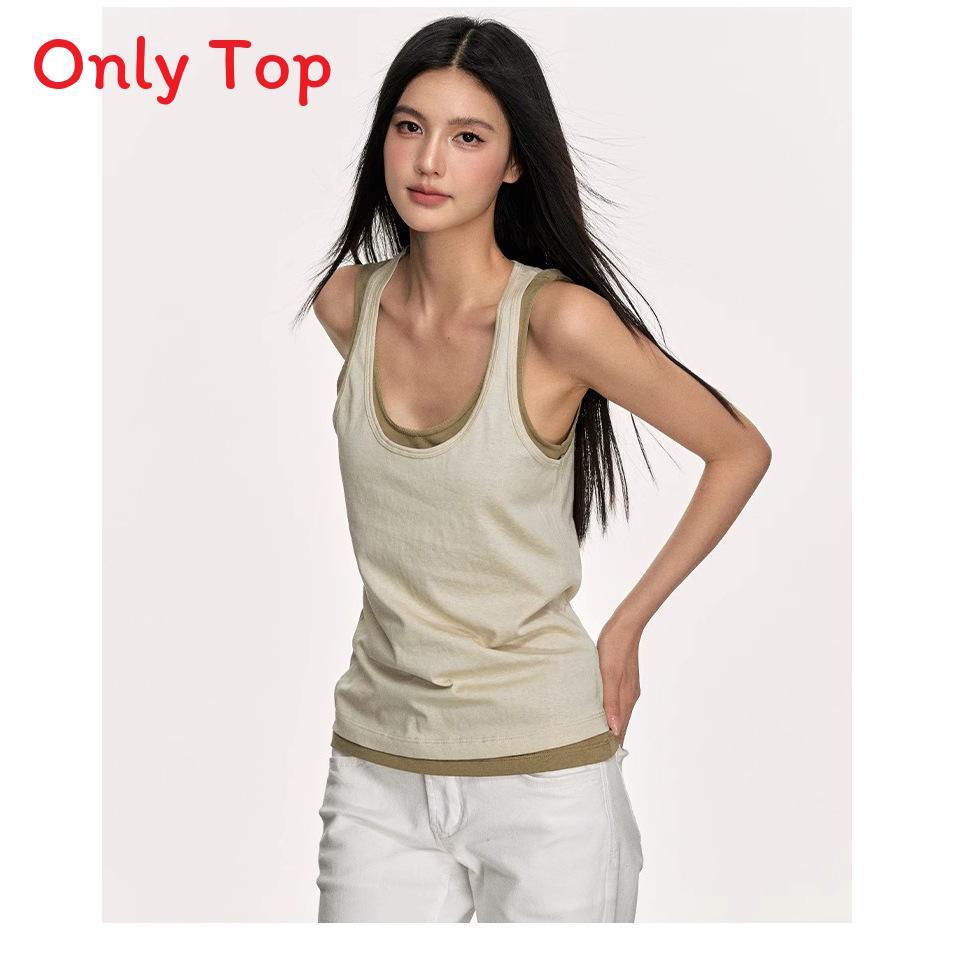 Casual Cotton Linen Blend Sleeveless Tank Top For Women Summer