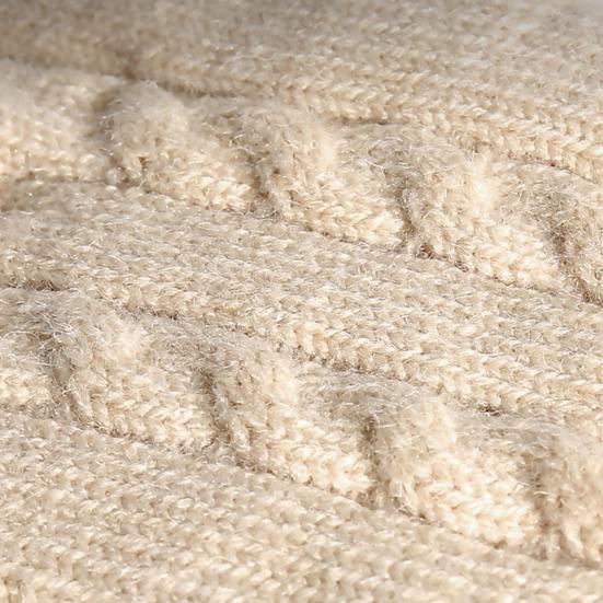 Women Winter Knitted Gloves Thick Fleece Lined Warm Gloves Solid Color Touch Screen Gloves for Driving Golfing Fishing Hiking