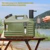 Jarra de Agua para Camping de 18L Tanque de Agua Portátil de Gran Capacidad Cubo de Almacenamiento de Agua de Emergencia sin Fugas para Viajes al Aire Libre Conducir