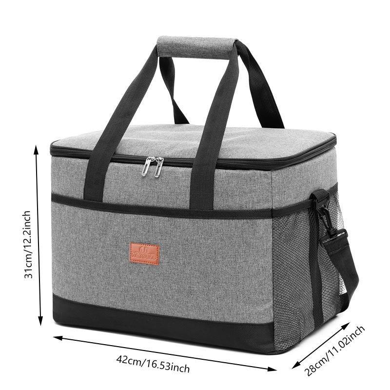 33L Thickened Oxford Cloth Leakproof Insulated Cooler Bags Box For Women Men Outdoor Large Tote Picnic Bags