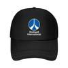 Rockwell International Logo Ehemaliges Luft- und Raumfahrtunternehmen Baseballkappe Schiffermütze für Unisex Strandtasche Snapback-Mütze Unisex Damen