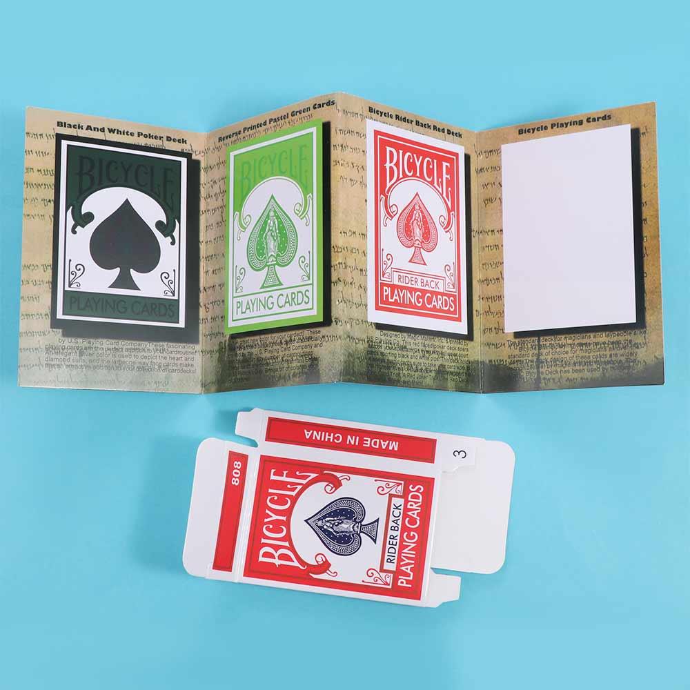 Gimmick Props 3D Advertising Magic Tricks Card Close Up Comedy Game Show Play