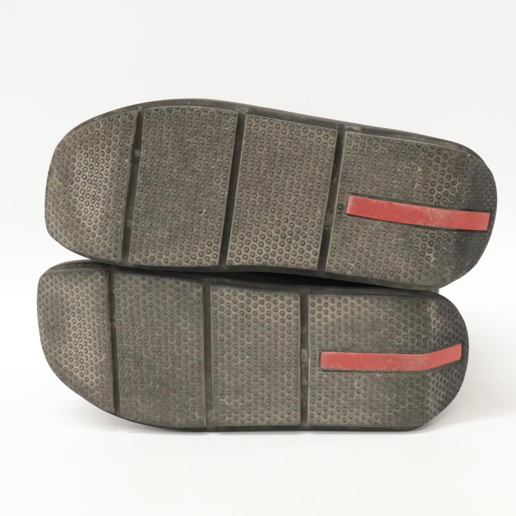 PRADA SPORT Nylon Platform Snow Boots/ Shoes 37 blackUsed