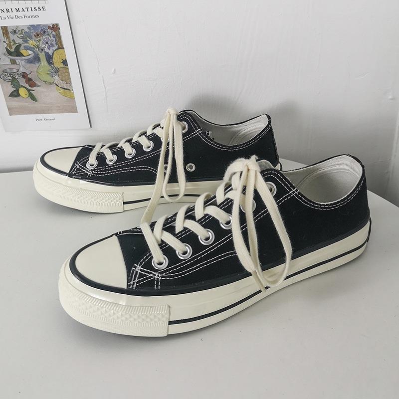 Summer Classic Low-top Retro Canvas Shoes Female Korean Version Harajuku Street Shooting Tide Student