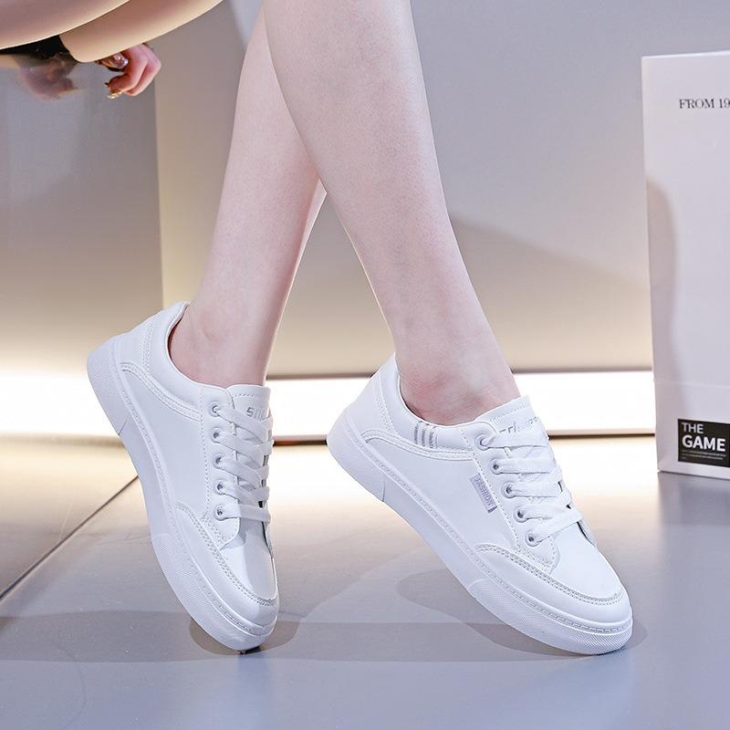 Little White Shoes Women's Spring and Summer, the New Versatile Internet Celebrity Board Shoes Popular Casual Flat Shoes Women's Trendy Shoes RL