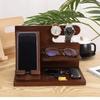 Mobile Phone Holder Desktop Storage Rack Detachable Solid Wood Storage Rack Simple Storage Rack Sturdy and Stable Phone Holder