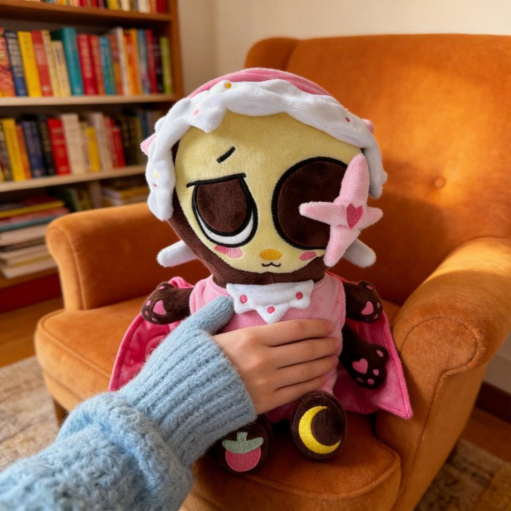 Dandys World Peluche di Zucca di Halloween con Tessuto Corto e Morbido per Bambini e Adulti