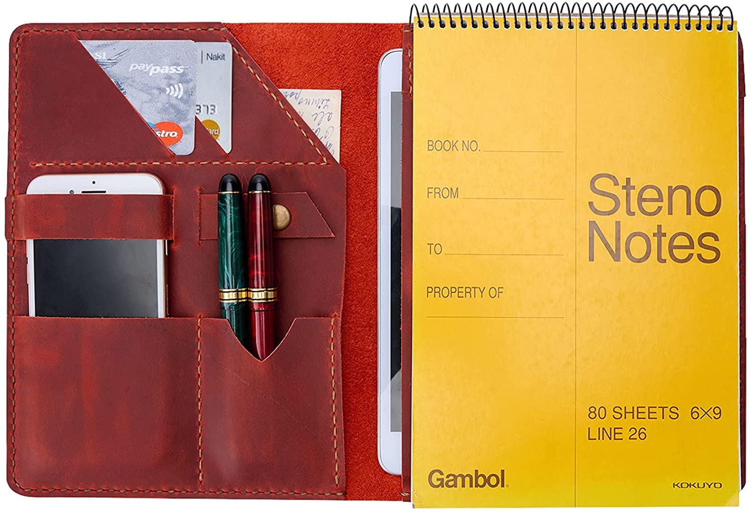 

A5 Genuine Leather Planner 2025 Calendar Personalized Memo Card Business Office Promotion Gift Cover, Cover, Portfolio, Hand-Sewn, Notebook, Pad,