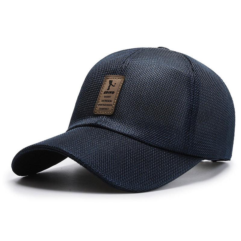 Baseball Mesh Cap Hats Adjustable Summer Sun Protection Outdoor Breathable