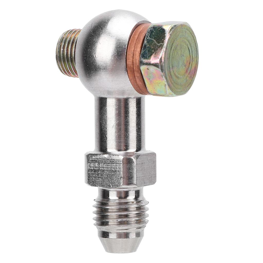 4AN to 1 8in NPT Banjo Bolt Stainless Steel Strong Load Bearing Secure Connection Banjo Adapter Connector Kit