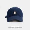 Peaked Cap Lady Lucky Simple Letters Japanese Baseball Cap Casual Versatile Show Small Face