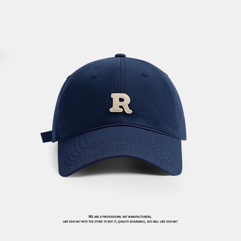 Peaked Cap Lady Lucky Simple Letters Japanese Baseball Cap Casual Versatile Show Small Face