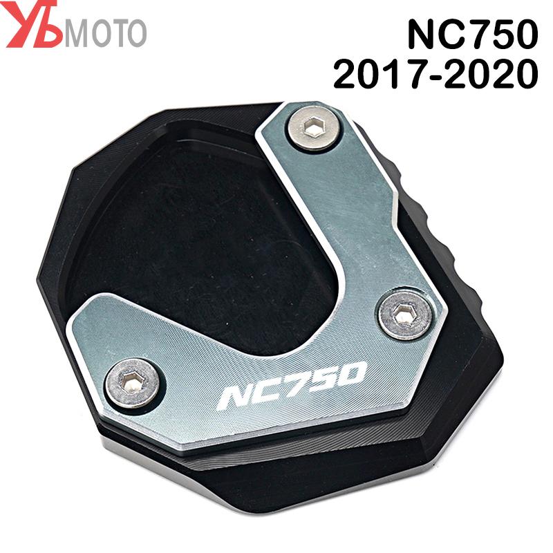 For HONDA NC750X NC 750 X 2017 2018   (not for ) Motorcycle CNC Kickstand Side Stand Extension Pad Accessories NC750