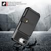 Für iPhone 16e Hülle mit Kartenhalter PU-Leder+TPU Handy-Rückseite
