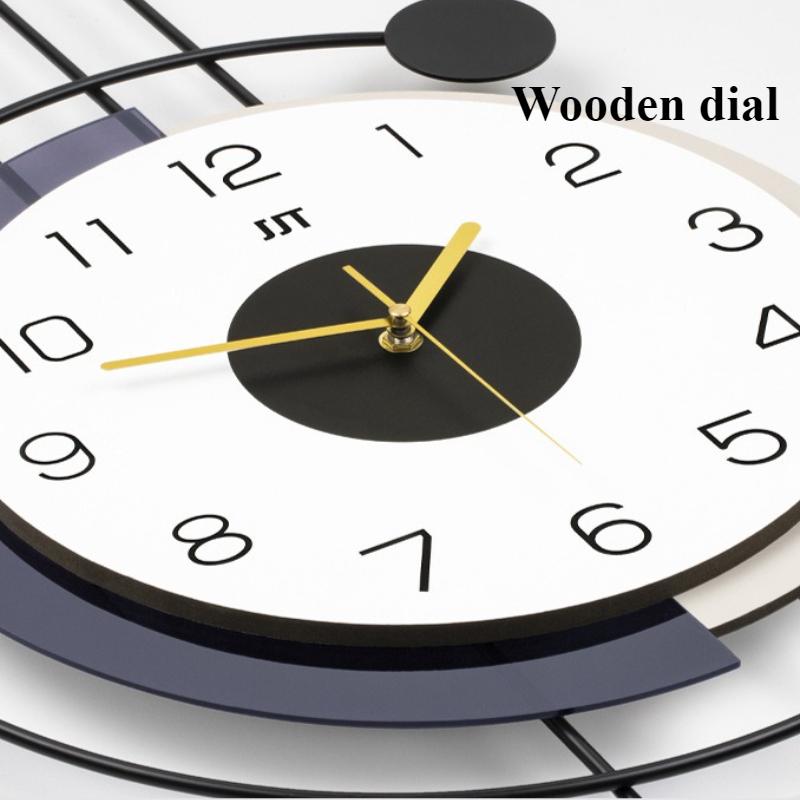 Fashion Swing Wall Clocks Living Room Storage Wall Watch Bedroom Modern Simple Silent Clock Luxury Home Decoration Accessories