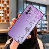 PERSONALISIERTE Initialen Name Marmoriertes Case Für Samsung Galaxy A14 A34 A54 A52S A12 A22 A32 A52 A72 A13 A33 A53 A73 A31 A51 A71