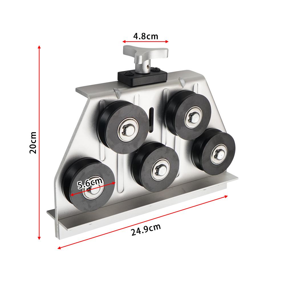 Adjustable Brake Fuel Line Tubing Straightener For 3/16" To 1/2" Diameter Bent Copper, Stainless Steel or Aluminum Tubing