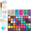 54 Color Face Paint Set for Halloween - Face Painting Makeup and Adults