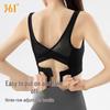 361° Wireless Yoga Sports Bra Vest with Integrated Pads