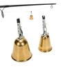 High Quality Iron Copper Fishing Alarm Bells Gold With Clamp Fishing Indicators Fishing Tools Fishing Accessories