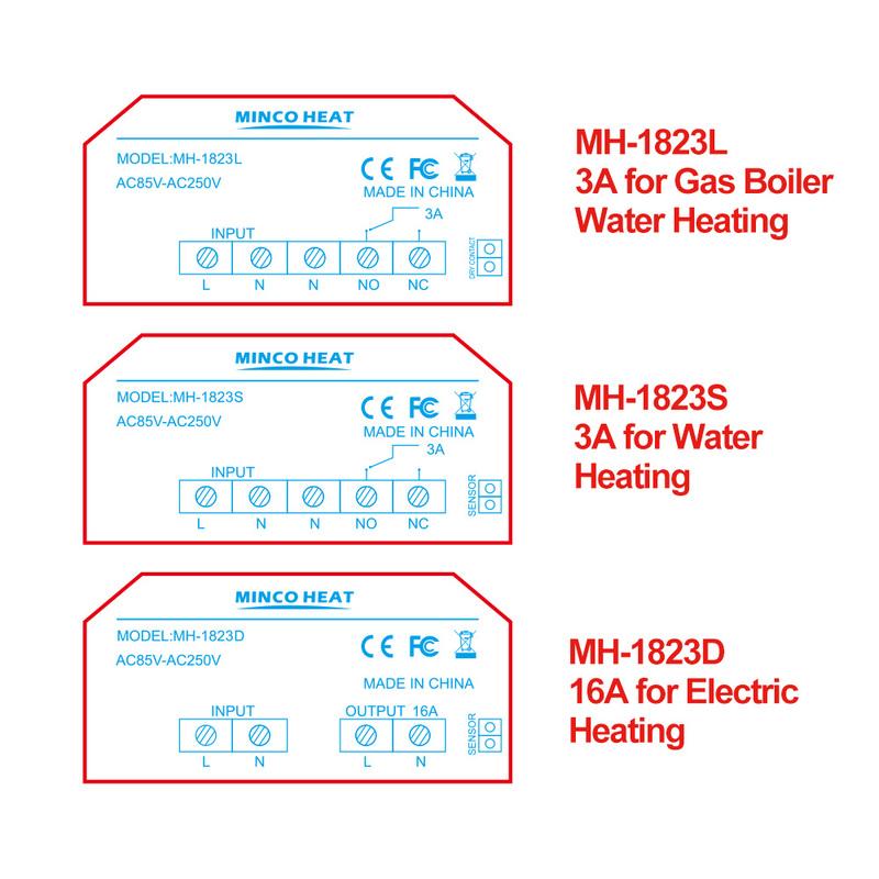 110V 220V Floor Warming Room Wifi Thermostat for Electric Gas Boiler Water Heating Voice Temperature Controller Fahrenheit