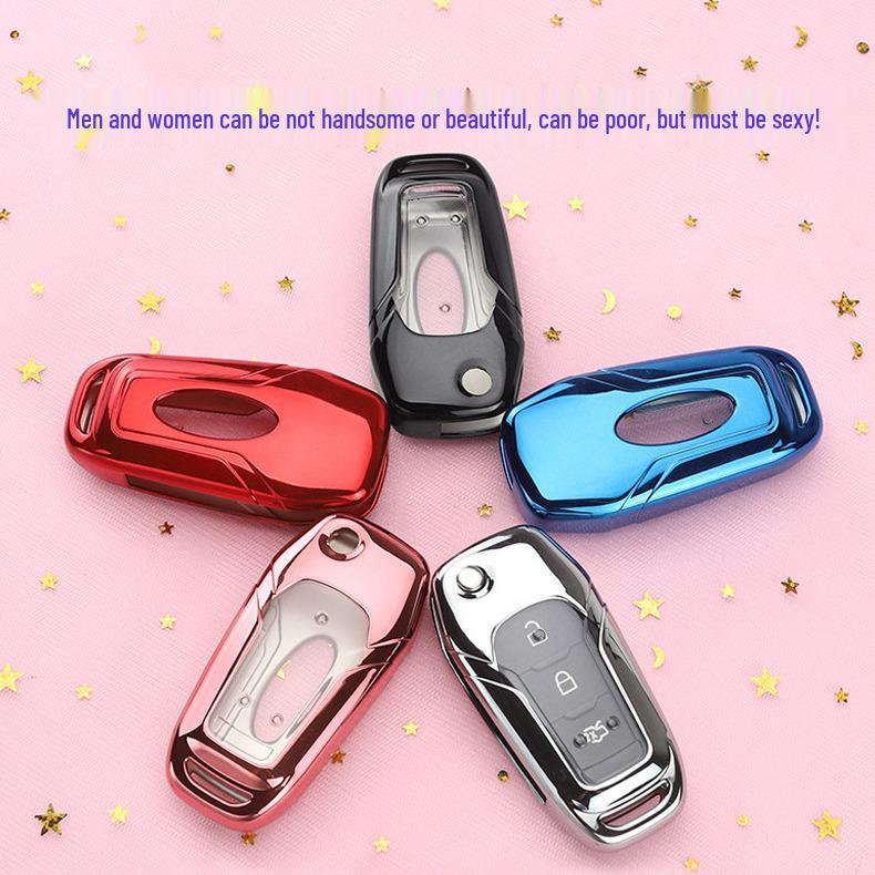 Handpicked Key Case Cover Compatible with Ford Focus, Mondeo, Fiesta, Ecosport, Escort, Yibo