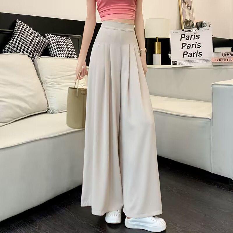 Summer Lightweight Wide-Leg High-Waisted Pants for Women - Age-Defying, Casual & Stylish