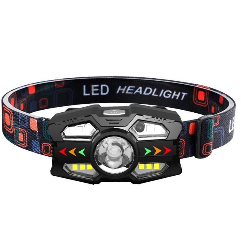 Rechargeable Multi-Functional Headlamp: Strong Light, Long Battery Life, for Night Fishing and Outdoor Use