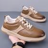 Leather Mens Sneakers Comfortable Skateboard Footwear Classic Casual Shoes Outdoor Walking Shoes Leisure Tenis Masculino