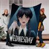 Wednesday Addams3 printed throw blanket—lightweight,soft,warm;versatile blanket for all seasons—perfect as &air-conditioning throw,nap blanket