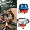 Windproof Small Cassette Stove Stainless Steel Portable Mini Outdoor
