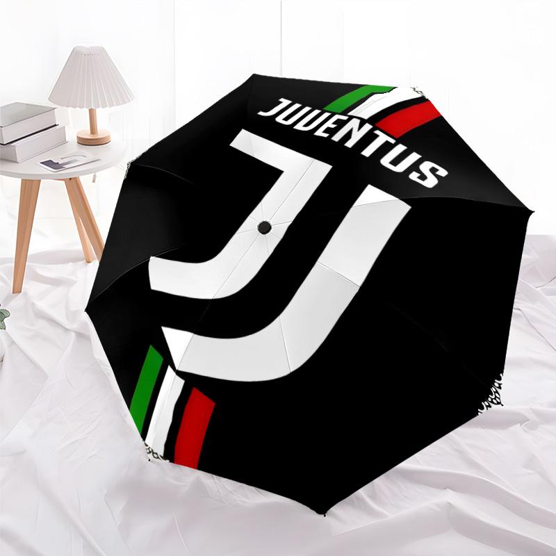 1pc Juventus Umbrella, Sun Protection, And UV Shielding. It Has Eight Sturdy Ribs for Outdoor Use And Perfect As a Holiday Gift